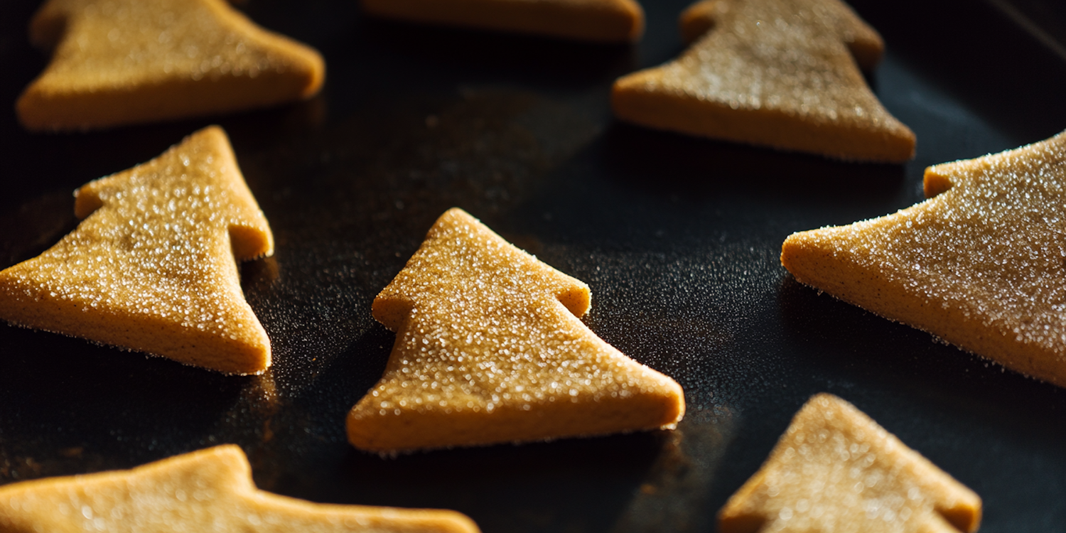 Festive Tree-Shaped Cookies