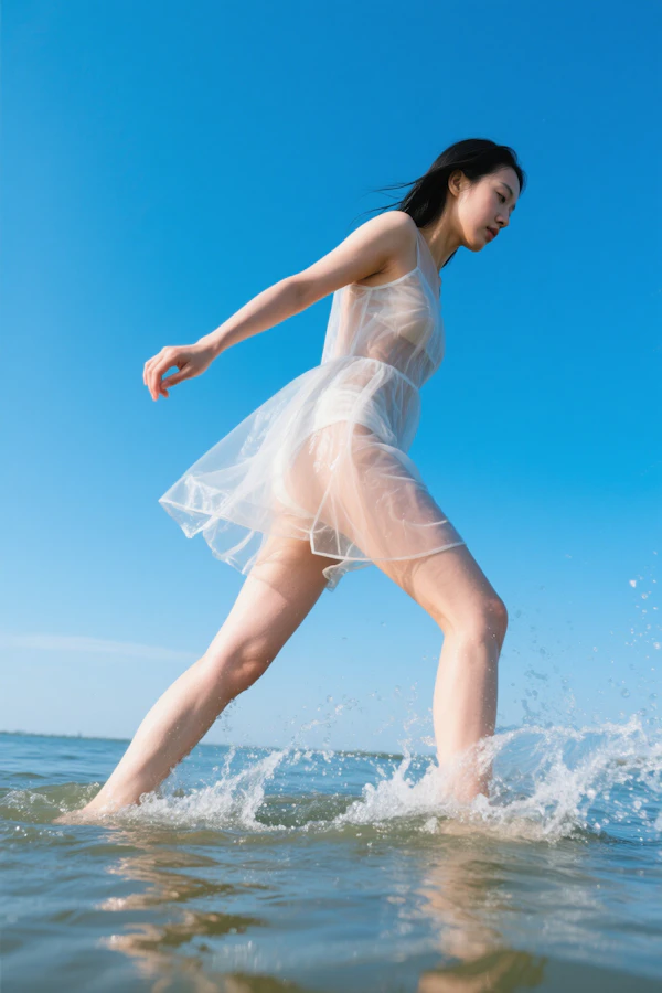 Woman at Sunny Beach