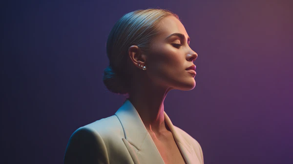 Elegant Profile Portrait