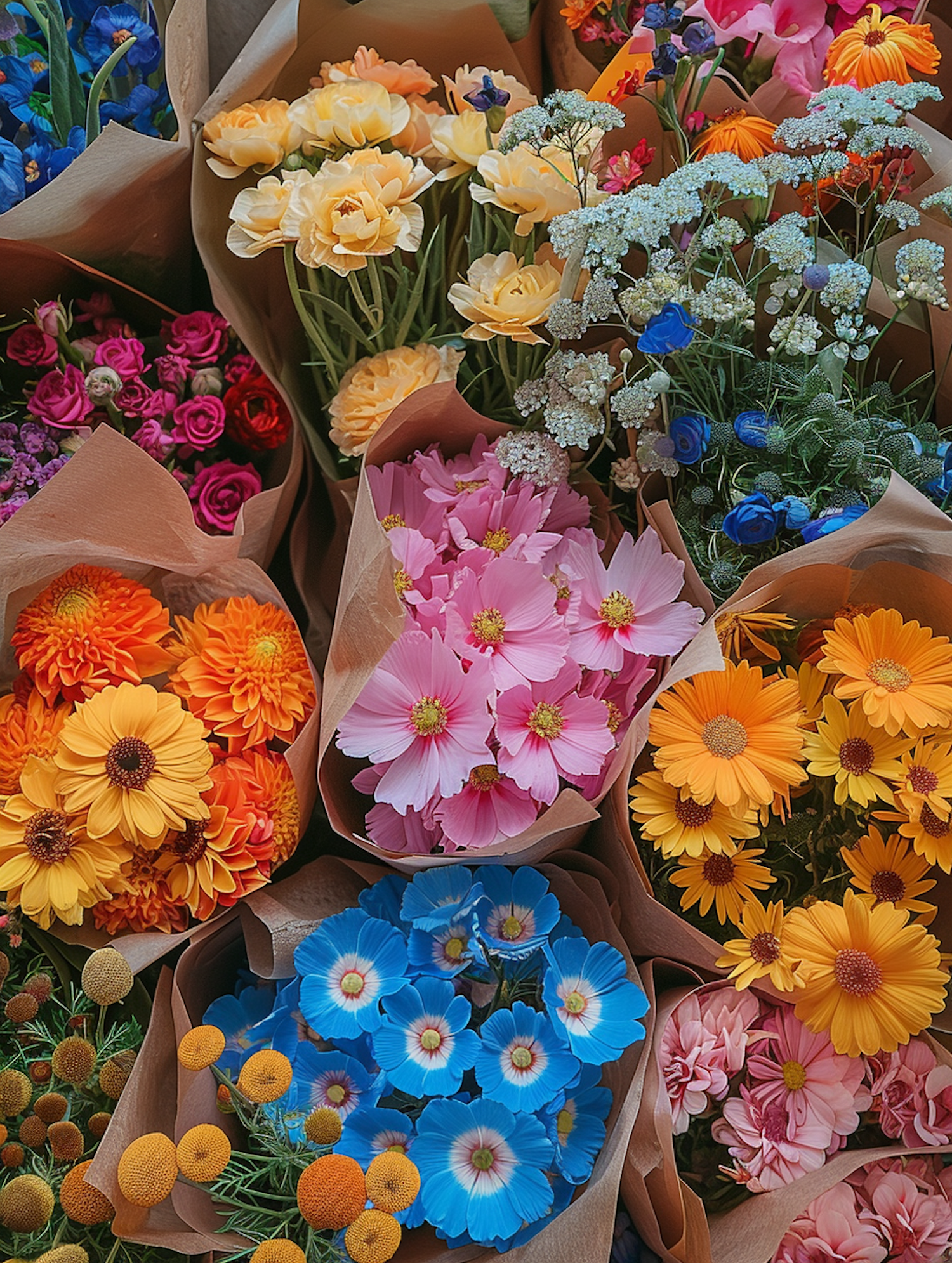 Vibrant Flower Bouquets