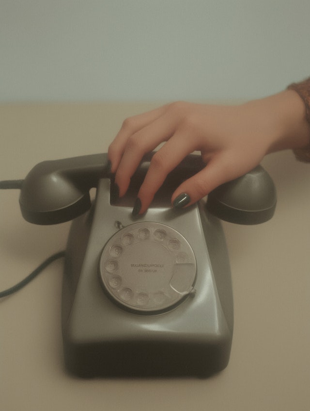 Vintage Phone Interaction