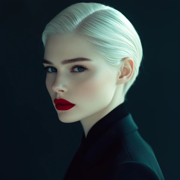 Elegant Blonde Portrait