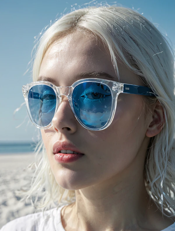 Beach Portrait Close-Up