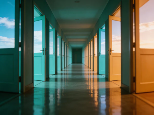 Vibrant Corridor Perspective