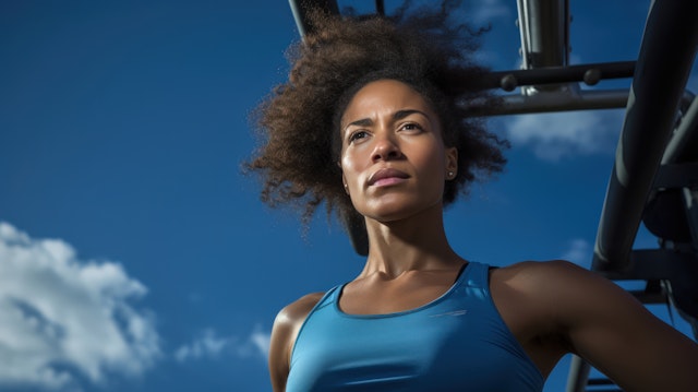 Confident Woman Against Sky