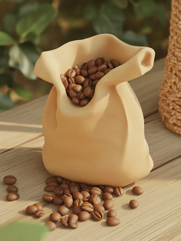 Coffee Beans in Bag