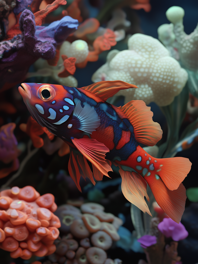 Colorful Coral Fish