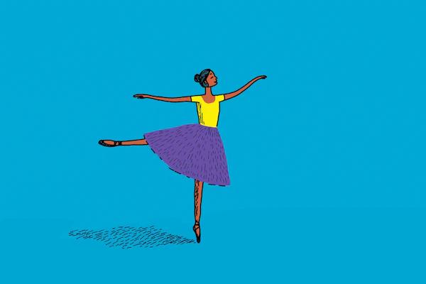Elegant Ballerina Pose