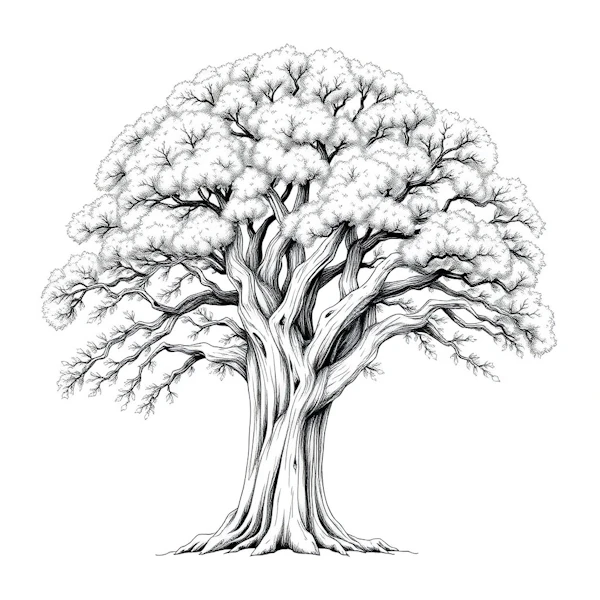 Majestic Tree Illustration