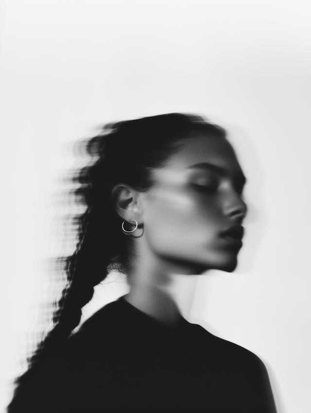 Blurred Profile with Braid