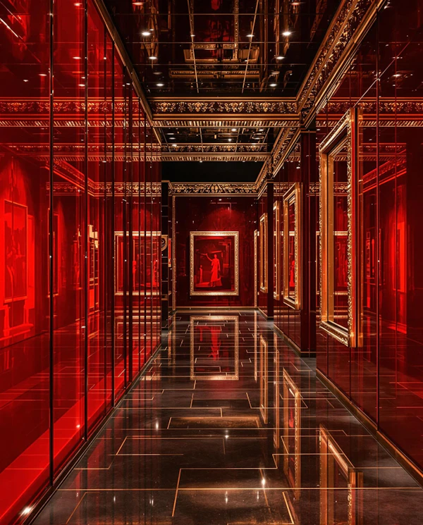 Opulent Corridor Interior