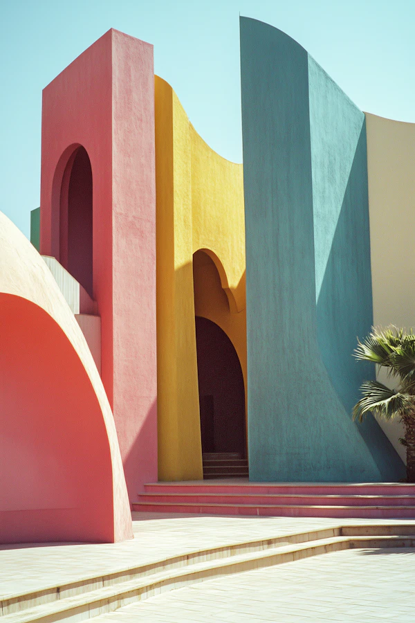 Colorful Geometric Architecture