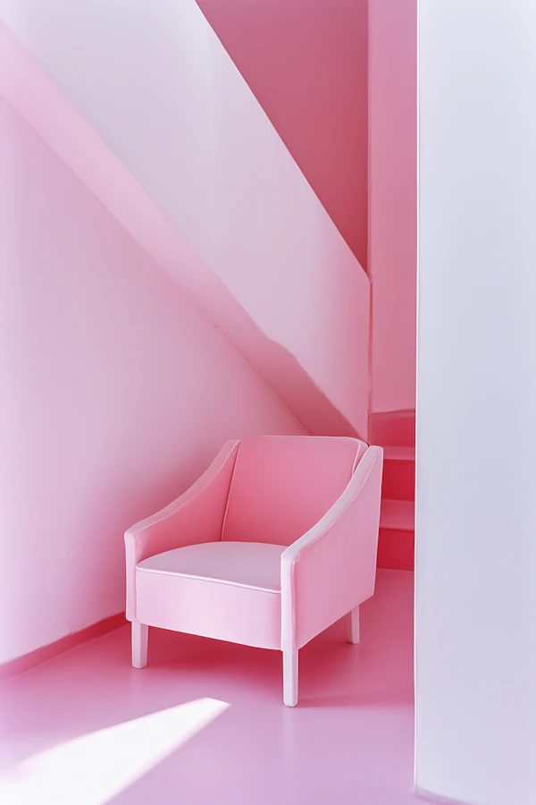 Minimalist Pink Interior