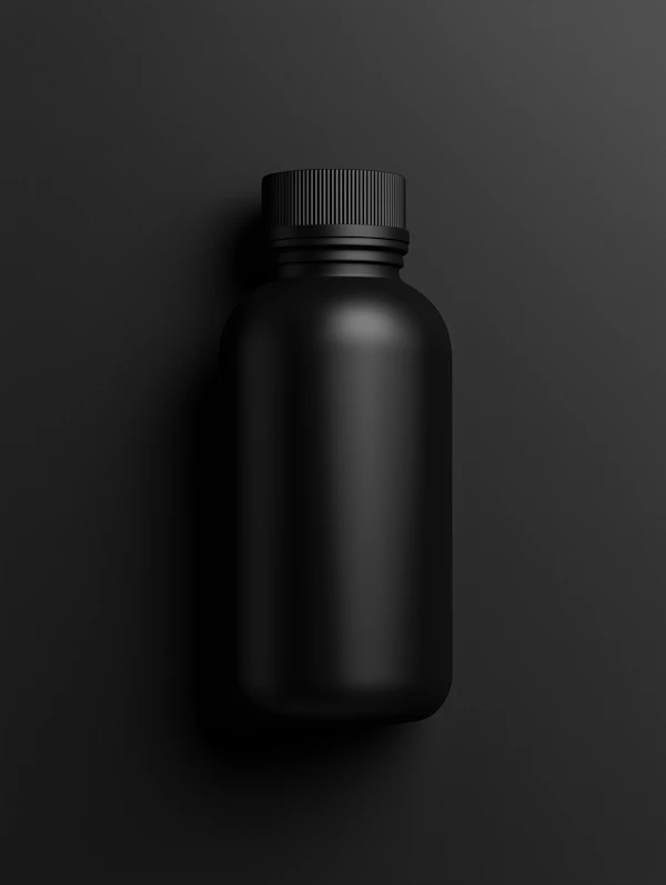 Matte Black Bottle