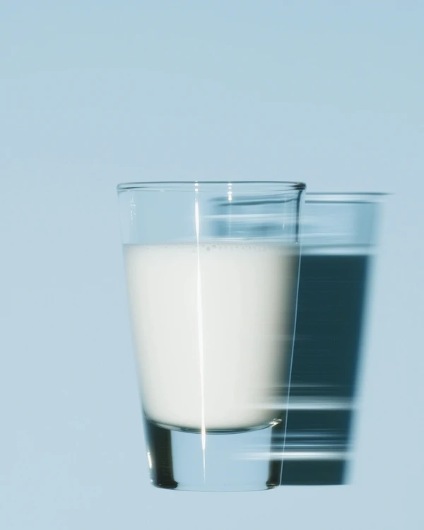 Minimalist Milk Glass