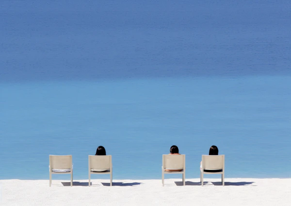 Serene Seashore Solitude