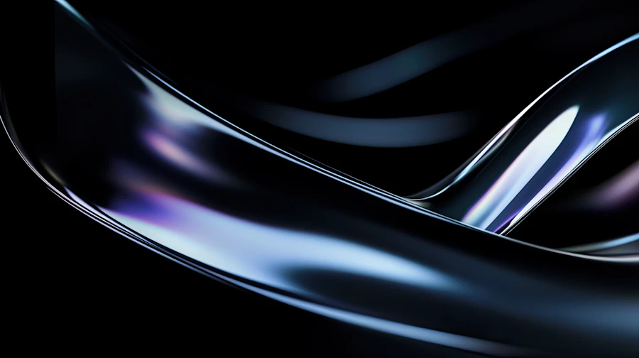 Abstract Metallic Ribbons