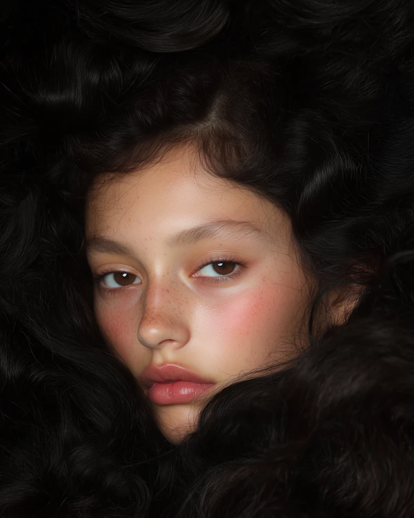 Freckled Beauty Portrait