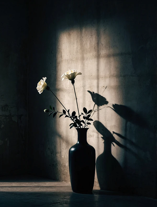 Minimalist Vase Scene