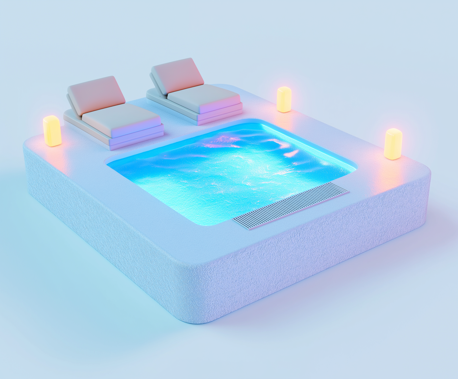 Miniature Pool Illumination