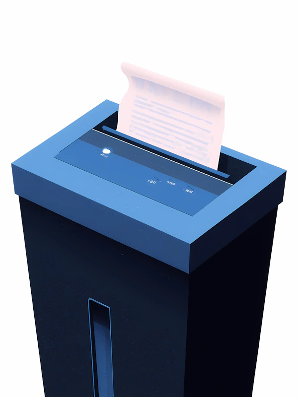 Modern Paper Shredder