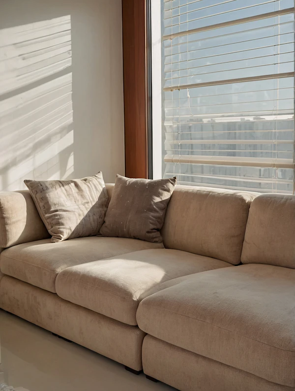Cozy Sunlit Sofa