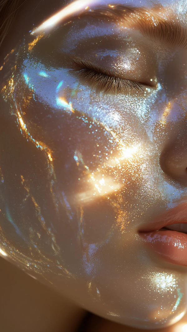 Ethereal Face Close-Up