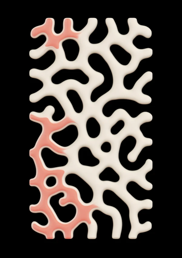 Abstract Coral Design
