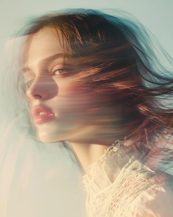 Ethereal Portrait of a Young Woman