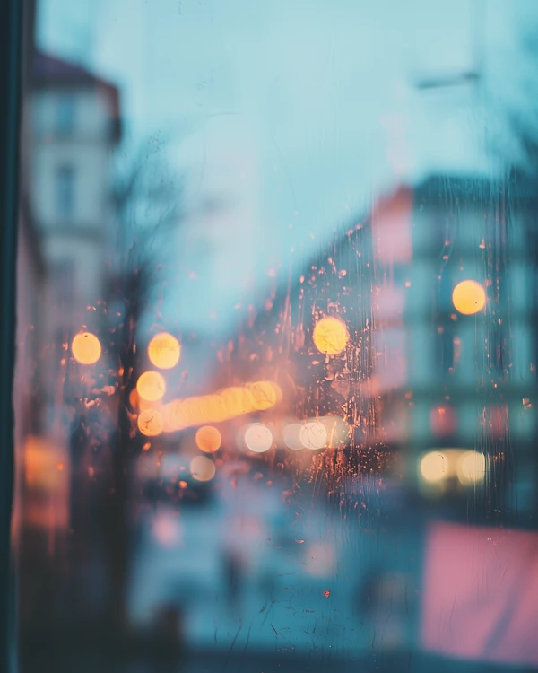 Rainy Urban Cityscape
