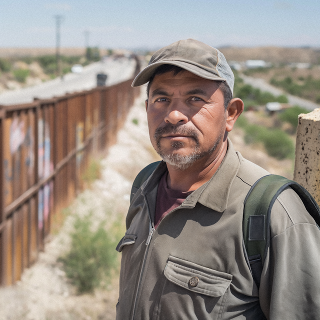 Portrait of a Resilient Man in the Outdoors