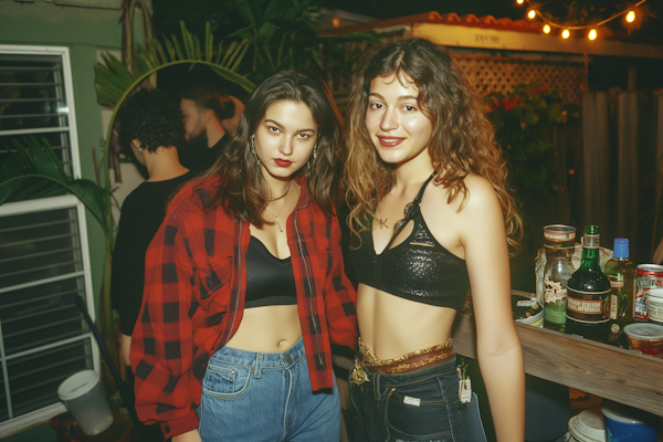 Two Women at a Party