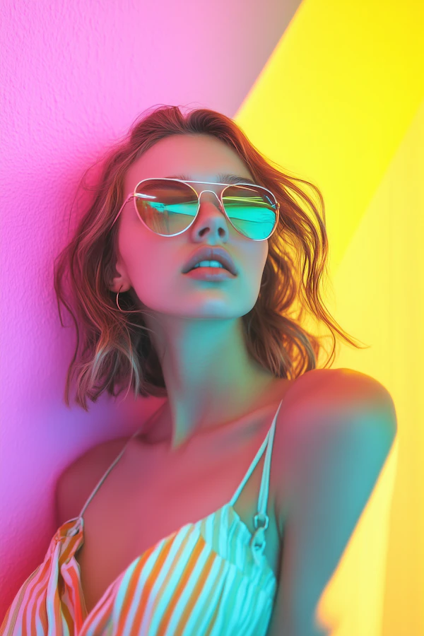Neon Portrait Vibes