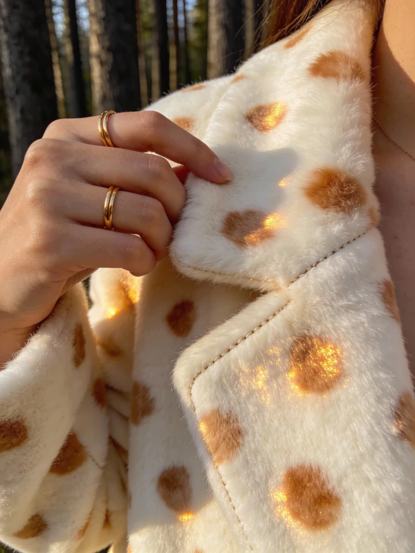 Elegant Faux Fur Close-Up