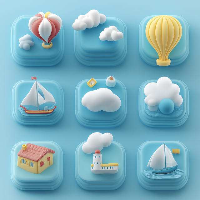 Nautical Sky Icons