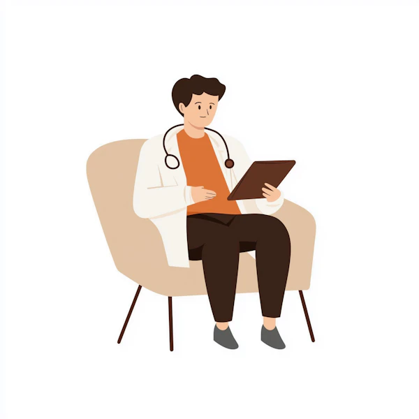 Cartoon Doctor Illustration