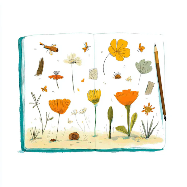 Botanical Sketchbook Art
