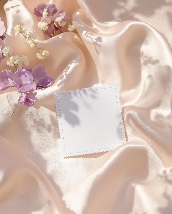 Elegant Satin Composition