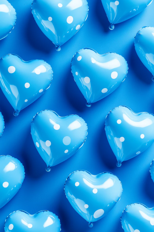 Heart Balloons Pattern