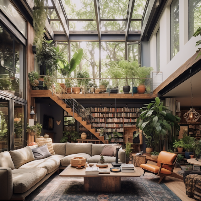 The Glass Ceiling Conservatory Library