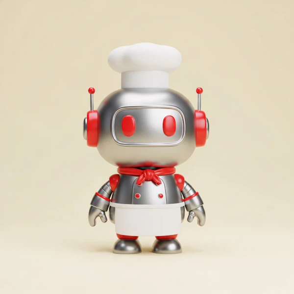 Chef Robot Character