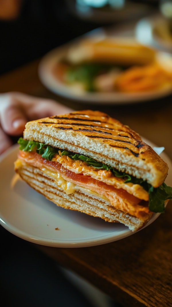 Grilled Sandwich Close-Up