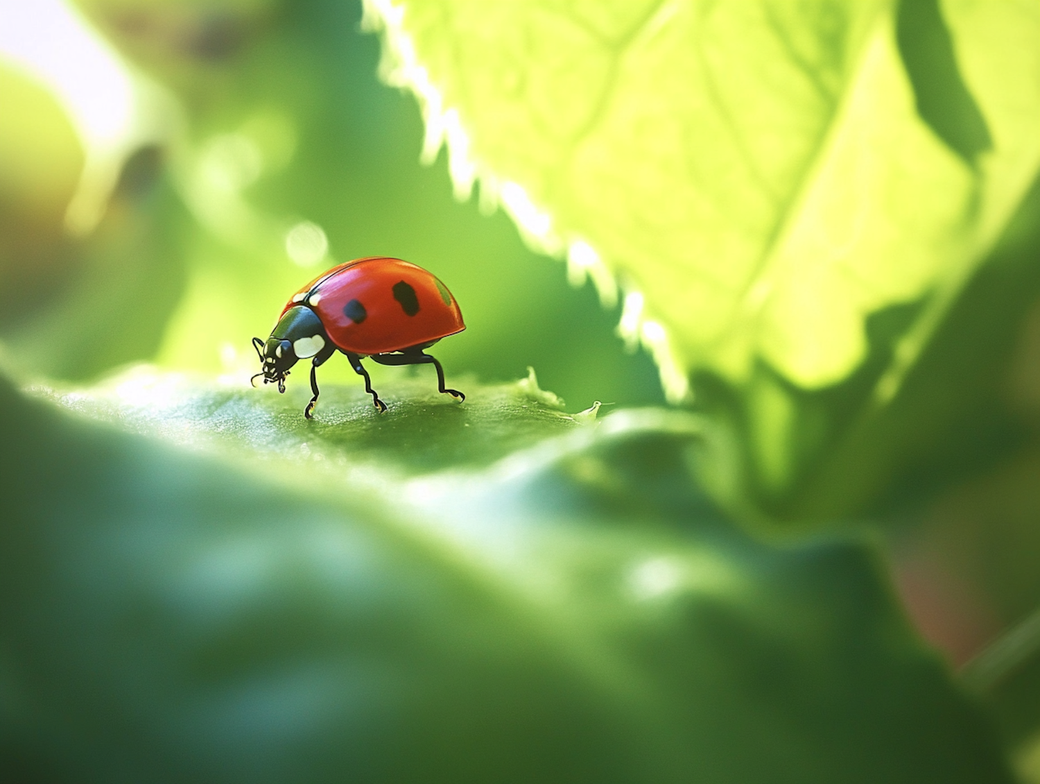 Ladybug on Leaf