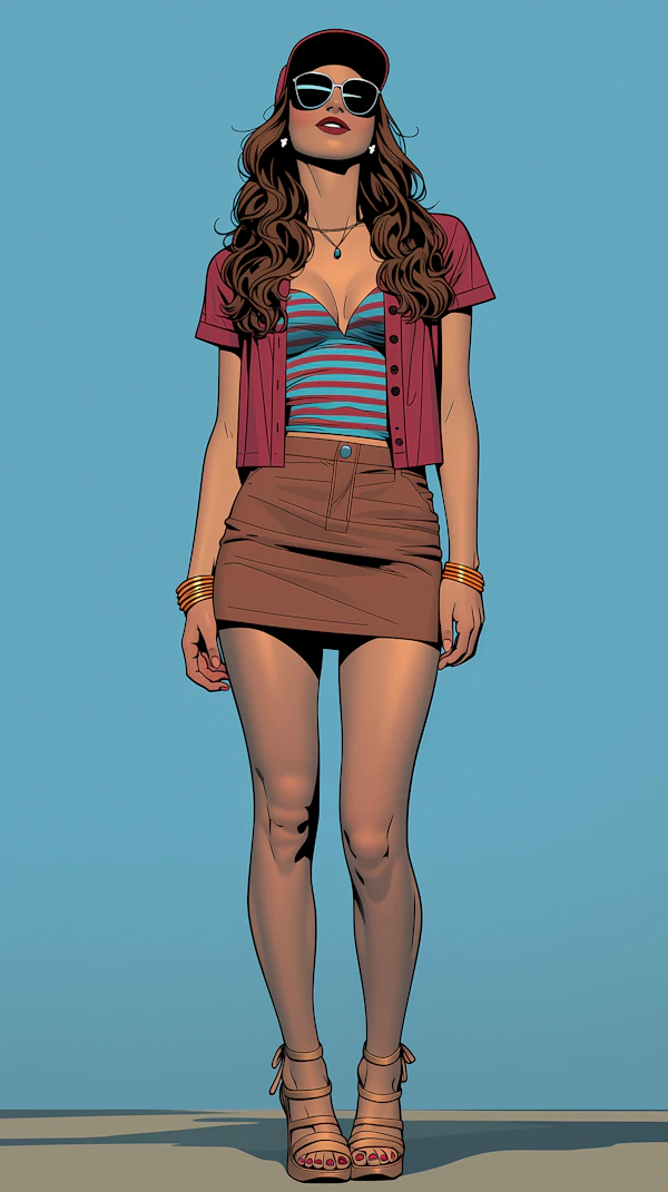 Stylized Woman Portrait