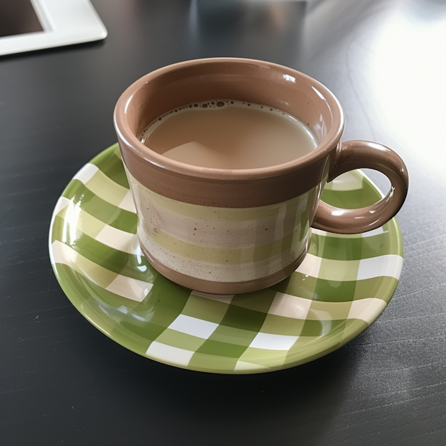 Warm Beverage in Ceramic Mug