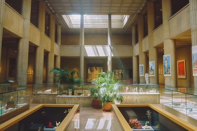 Spacious Museum Interior