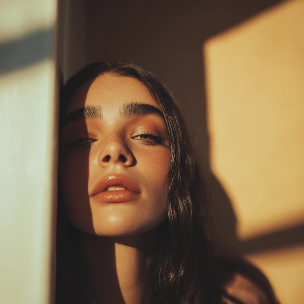 Sunlit Portrait of Woman