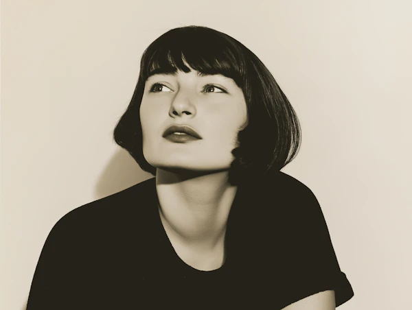 Sepia Portrait Woman