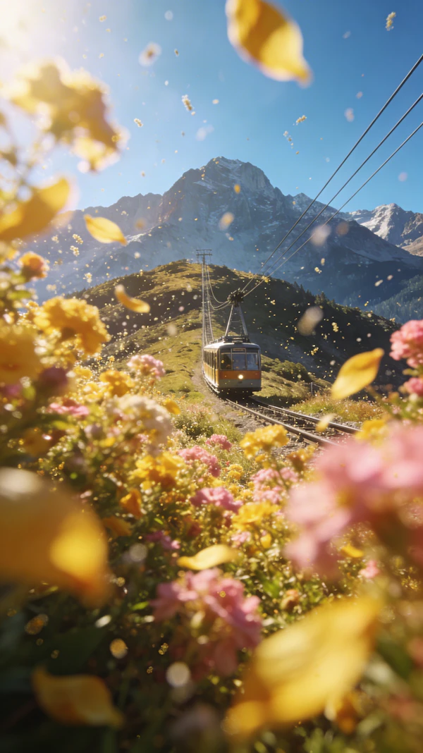 Mountain Railway Journey