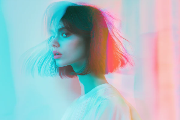 Artistic Portrait Glitch